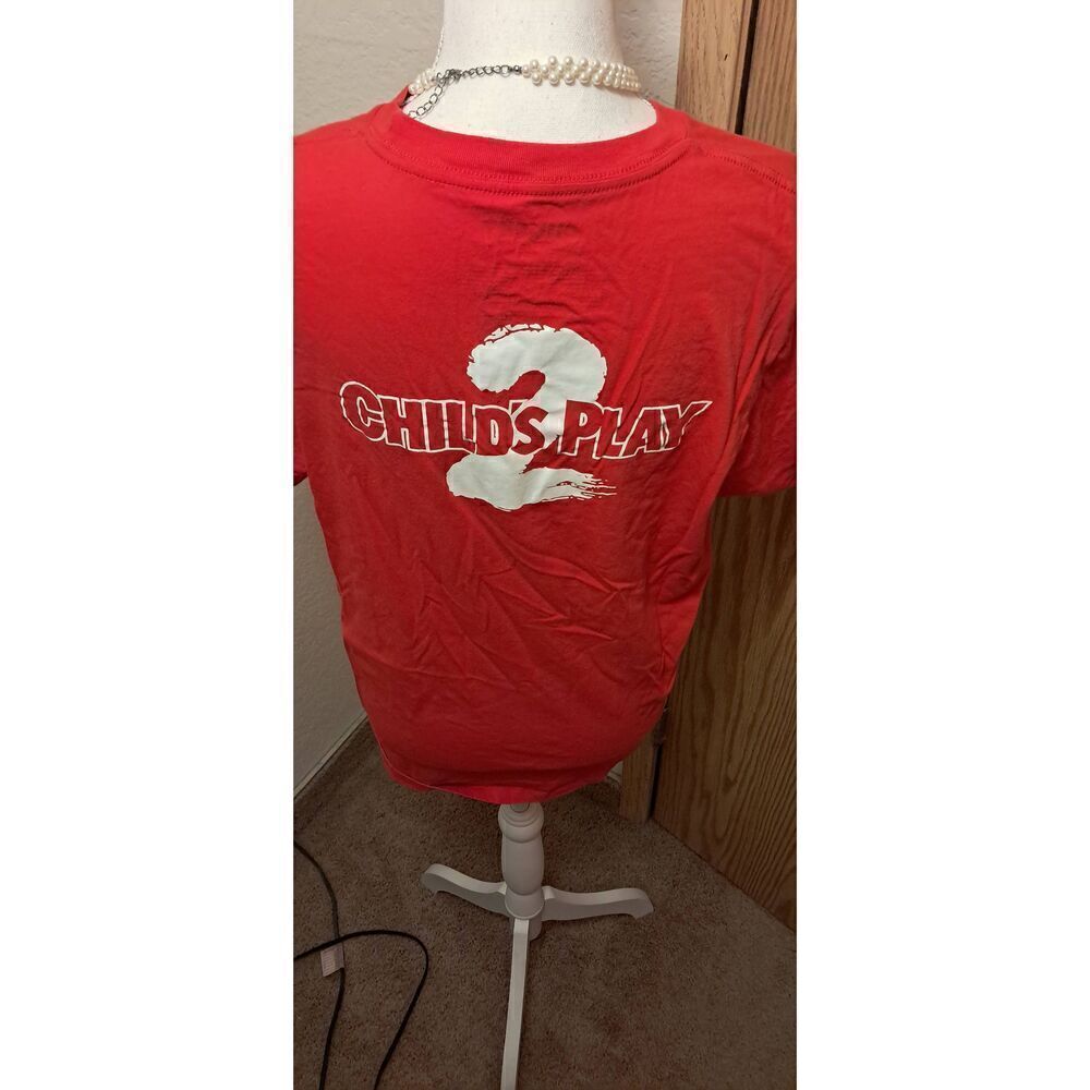 Chucky Child's Play 2 Red/Black T Shirt XL-See Measurements - Picture 2 of 5